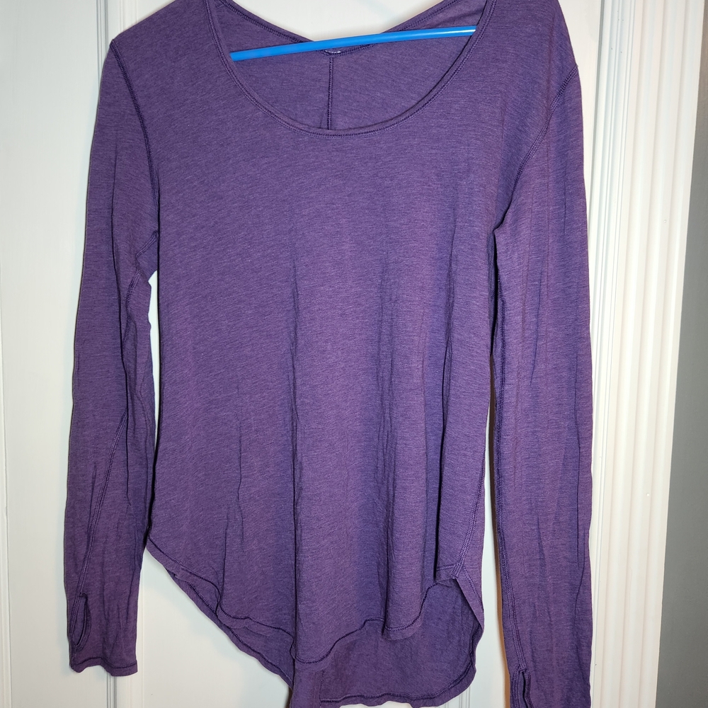 lululemon athletica Purple Long Sleeve Top